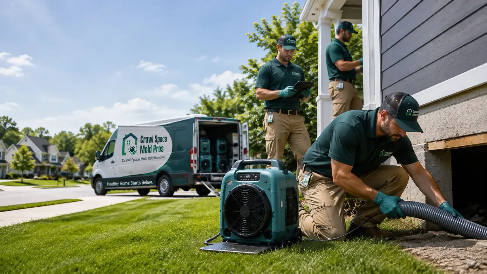 Crawl Space Mold Removal in Colebrook, NH